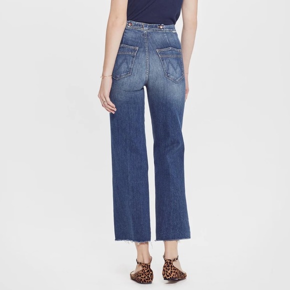 NWT Mother The Loop De Loop Fray Jeans in Just One Sip - Picture 2 of 13